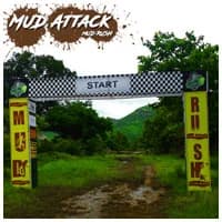 Mud Rush Team Crossing Obstacle